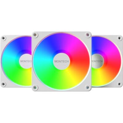 Montech GF120R V2 ARGB 120mm Fehér Ventilátor Montech GF120R V2 ARGB 120mm Fehér Ventilátor