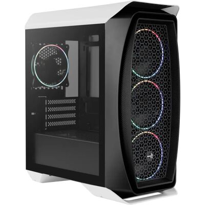 Aerocool Aero One Mini Eclipse Weiß Micro-ATX Gehäuse mit Tempered Glass Aerocool Aero One Mini Eclipse Weiß Micro-ATX Gehäuse mit Tempered Glass