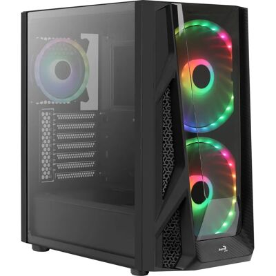 Aerocool NightHawk Duo Tour Noir - Boîtier PC Aerocool NightHawk Duo Tour Noir - Boîtier PC