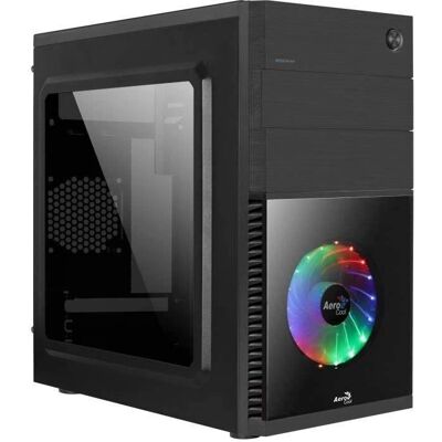 Aerocool CS-105 Cosmo - Boîtier PC Micro-ATX avec Verre Trempé - Noir Aerocool CS-105 Cosmo - Boîtier PC Micro-ATX avec Verre Trempé - Noir