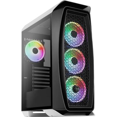 Boîtier Gaming Aero One Duo Aerocool - Blanc - Publicité Boîtier Gaming Aero One Duo Aerocool - Blanc - Publicité