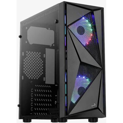 Aerocool Glider Vetro Temperato Nero - Case Torre ATX Aerocool Glider Vetro Temperato Nero - Case Torre ATX