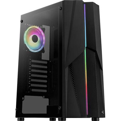 Aerocool Mecha V2 Tempered Glass Midi Tower - Schwarz Aerocool Mecha V2 Tempered Glass Midi Tower - Schwarz