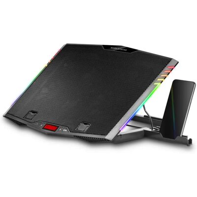 Mars Gaming MNBC5 Laptop Standaard en Koeler - Ondersteunt 17.3" Laptops Mars Gaming MNBC5 Laptop Standaard en Koeler - Ondersteunt 17.3" Laptops