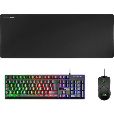 Pack clavier et souris gaming Mars Gaming MCPX Pack clavier et souris gaming Mars Gaming MCPX