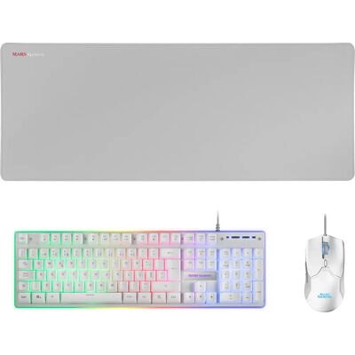 Mars Gaming MCPXWPT Tastatur und Maus - Gaming Combo Mars Gaming MCPXWPT Tastatur und Maus - Gaming Combo