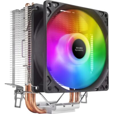 Mars Gaming MCPUARGB - CPU-koellichaam - RGB-verlichting - Geschikt voor tot 130W - Universele socket Mars Gaming MCPUARGB - CPU-koellichaam - RGB-verlichting - Geschikt voor tot 130W - Universele socket