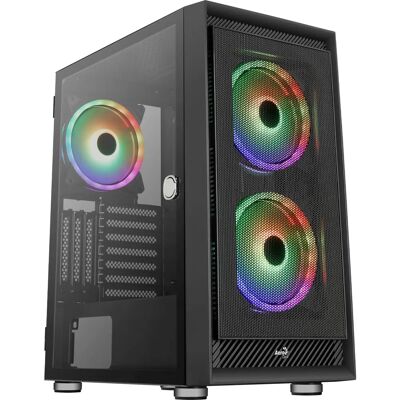 Aerocool Graphite V3 Boîtier MicroATX - Noir - Publicité Aerocool Graphite V3 Boîtier MicroATX - Noir - Publicité