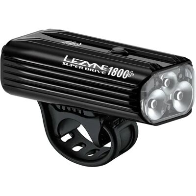 Lampe avant intelligente Lezyne Super Drive 1800+ - Noir - 1800 Lumens - Rechargeable Lampe avant intelligente Lezyne Super Drive 1800+ - Noir - 1800 Lumens - Rechargeable