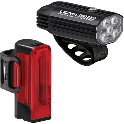 Lezyne Fusion Drive Pro 600+ și Strip Drive 300+ Set lumini bicicletă Lezyne Fusion Drive Pro 600+ și Strip Drive 300+ Set lumini bicicletă