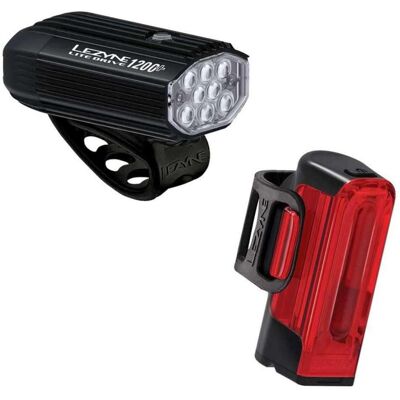 Lezyne cyklolampy - Model Lite Drive 1200+ / Strip Drive Pro 400+ - Saténová černá Lezyne cyklolampy - Model Lite Drive 1200+ / Strip Drive Pro 400+ - Saténová černá