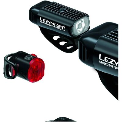 Lezyne Hecto Drive 500XL / Femto USB-C LED Fahrradlichtset - Schwarz Lezyne Hecto Drive 500XL / Femto USB-C LED Fahrradlichtset - Schwarz