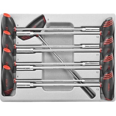 FORCE 2095 - 9-piece hex sockets - Socket set FORCE 2095 - 9-piece hex sockets - Socket set