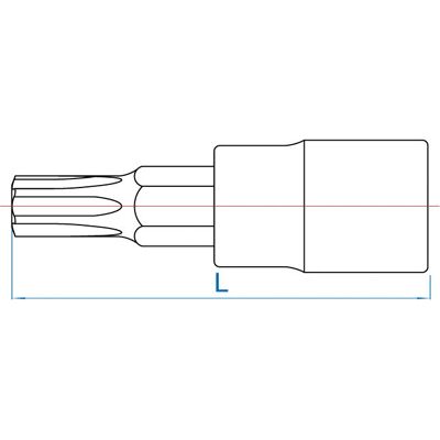 King Tony T25H37mm Schrauberbit - Resistorx King Tony T25H37mm Schrauberbit - Resistorx