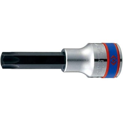 KING TONY T50 Llave de vaso Torx cromo-vanadio 80mm KING TONY T50 Llave de vaso Torx cromo-vanadio 80mm