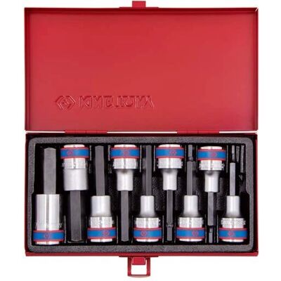 King Tony 4120PR Langes Steckschlüssel-Set - 9 Größen King Tony 4120PR Langes Steckschlüssel-Set - 9 Größen