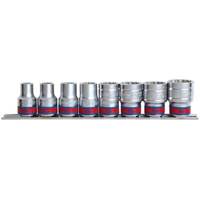 KING TONY 8-Piece 1/2" Socket Set - Universal KING TONY 8-Piece 1/2" Socket Set - Universal