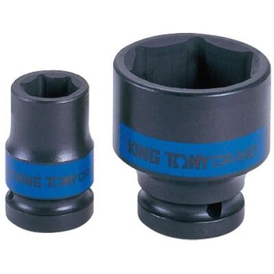Caja de Impacto KING TONY - 25 mm - Estándar 6 puntos - 1/2" Caja de Impacto KING TONY - 25 mm - Estándar 6 puntos - 1/2"