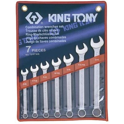 KING TONY 7-Piece Tool Set - Ratchet Wrench in Nylon Case KING TONY 7-Piece Tool Set - Ratchet Wrench in Nylon Case