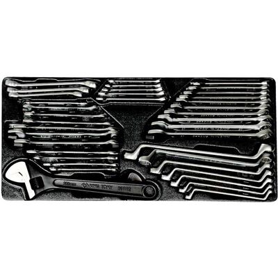 King Tony 38-Piece Tool Set - Adjustable Wrench, Sockets, Bits King Tony 38-Piece Tool Set - Adjustable Wrench, Sockets, Bits