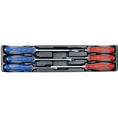 Set di cacciaviti KING TONY 6 pezzi Piatto Phillips Set di cacciaviti KING TONY 6 pezzi Piatto Phillips