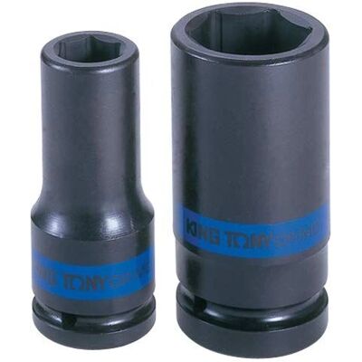 KING TONY Vaso de impacto largo 3/4" 40mm - Hexagonal KING TONY Vaso de impacto largo 3/4" 40mm - Hexagonal