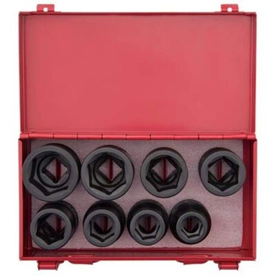 Set di bussole ad impatto KING TONY - 3/4", 8 pezzi - Esagono Set di bussole ad impatto KING TONY - 3/4", 8 pezzi - Esagono