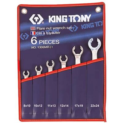 King Tony Gereedschapsset - 8-24 mm - 6 Stuks - Unisex King Tony Gereedschapsset - 8-24 mm - 6 Stuks - Unisex