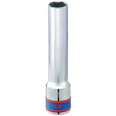 KING TONY - 1/2" 8 mm Largo - 6-pt - Caja de Vaso KING TONY - 1/2" 8 mm Largo - 6-pt - Caja de Vaso