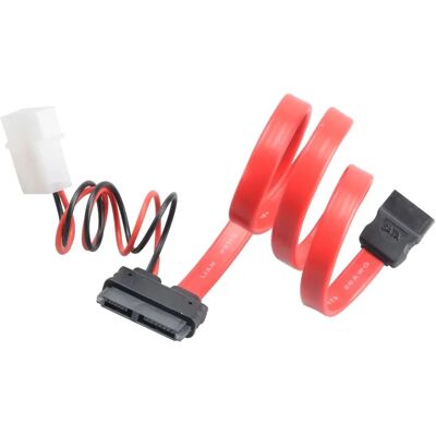 Akasa 40cm SATA-Kabel für Slimline Opticals - SATA-Kabel Akasa 40cm SATA-Kabel für Slimline Opticals - SATA-Kabel