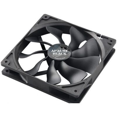 Ventilateur PC Akasa 14cm APACHE Noir - Contrôle PWM - 1300 RPM Ventilateur PC Akasa 14cm APACHE Noir - Contrôle PWM - 1300 RPM
