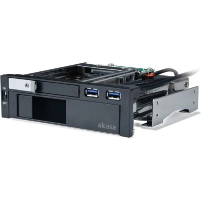 Akasa Lokstor M51 - Drive Bay Panel - Black Akasa Lokstor M51 - Drive Bay Panel - Black