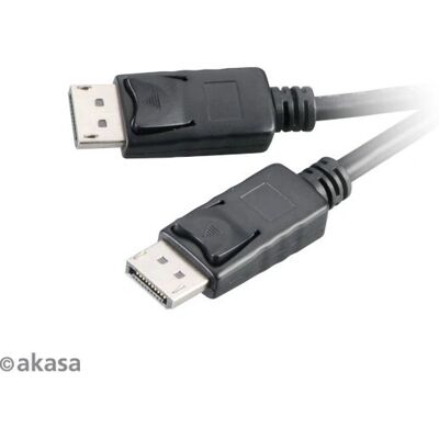 Câble DisplayPort Akasa AK-CBDP01-20BK Noir 2m - Publicité Câble DisplayPort Akasa AK-CBDP01-20BK Noir 2m - Publicité