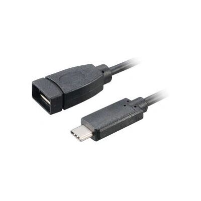 Akasa 15cm USB 3.1 A/C USB Kabel - USB 3.2 Gen 2 - Schwarz Akasa 15cm USB 3.1 A/C USB Kabel - USB 3.2 Gen 2 - Schwarz