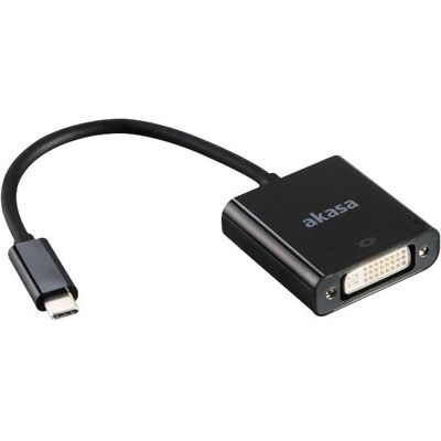 Adaptateur USB DVI-D Akasa AK-CBCA09-15BK - Noir - Adaptateur graphique USB Adaptateur USB DVI-D Akasa AK-CBCA09-15BK - Noir - Adaptateur graphique USB