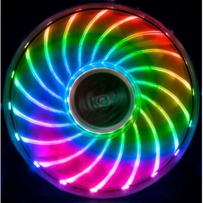Akasa Vegas X7 Computer case fan - Black, RGB Akasa Vegas X7 Computer case fan - Black, RGB