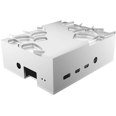 Akasa Gem Pro Raspberry Pi 4 Case - Silver Akasa Gem Pro Raspberry Pi 4 Case - Silver