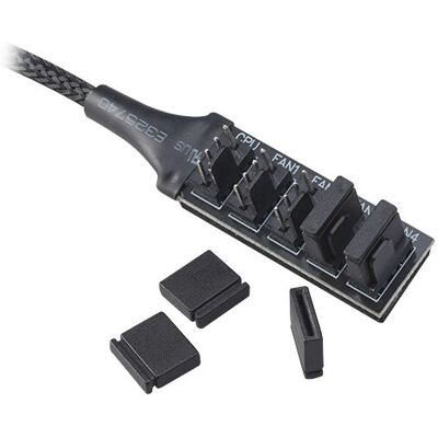 Akasa AK-CBFA08-30BK Interne Stromkabel - 0,3 m - Stromkabel & PWM-Splitter Akasa AK-CBFA08-30BK Interne Stromkabel - 0,3 m - Stromkabel & PWM-Splitter