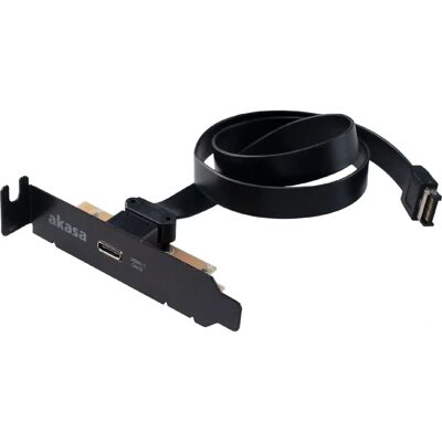 Akasa Modell USB 3.1 Typ C Interner Adapter - Schwarz Akasa Modell USB 3.1 Typ C Interner Adapter - Schwarz
