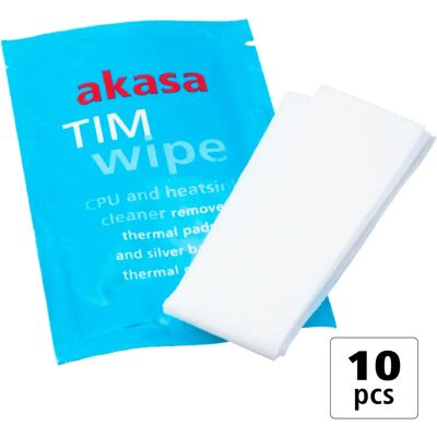 Akasa TIM Wipes - 10-piece cleaning wipes for heat sink compound Akasa TIM Wipes - 10-piece cleaning wipes for heat sink compound