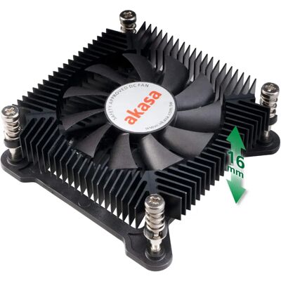 Akasa KS7 - Refroidisseur CPU profil bas - Dissipateur en aluminium - Publicité Akasa KS7 - Refroidisseur CPU profil bas - Dissipateur en aluminium - Publicité