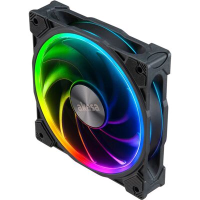 Akasa SOHO AR Számítógépház ventilátor - Fekete, Átlátszó - 12 cm Akasa SOHO AR Számítógépház ventilátor - Fekete, Átlátszó - 12 cm