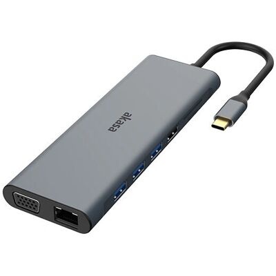 Akasa AK-CBCA28-18BK Laptop Dock - 14-in-1 USB-C Docking Station Akasa AK-CBCA28-18BK Laptop Dock - 14-in-1 USB-C Docking Station