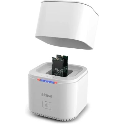 Akasa DuoDock MX Weiß M.2 SSD Gehäuse USB-C 10Gbps Akasa DuoDock MX Weiß M.2 SSD Gehäuse USB-C 10Gbps