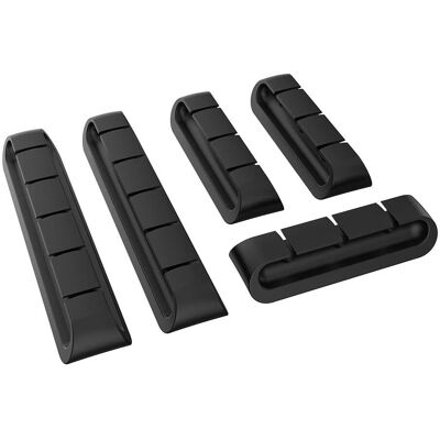 Akasa Kabelhalterung - 3x3 + 2x5 Anschlüsse - Schwarz - Kabelmanagement Akasa Kabelhalterung - 3x3 + 2x5 Anschlüsse - Schwarz - Kabelmanagement