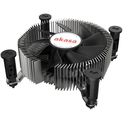 Akasa Intel LGA1700 Kühler - Niedrigprofil Aluminium Lüfter Akasa Intel LGA1700 Kühler - Niedrigprofil Aluminium Lüfter