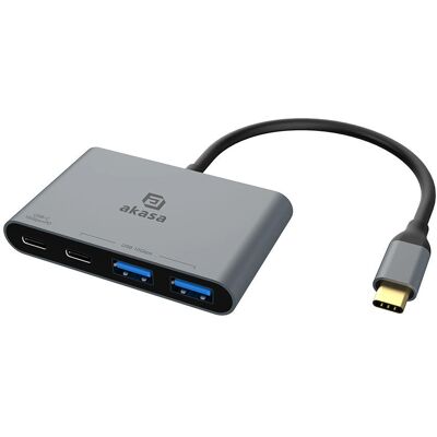 Akasa AK-CBCA31-18BK USB Hub - 10 Gbps, Aluminium Akasa AK-CBCA31-18BK USB Hub - 10 Gbps, Aluminium