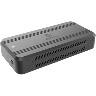 Akasa AK-ENU4M2-01 M.2 SSD Pouzdro - Podporuje NVMe, 40 Gb/s, Stříbrné Akasa AK-ENU4M2-01 M.2 SSD Pouzdro - Podporuje NVMe, 40 Gb/s, Stříbrné
