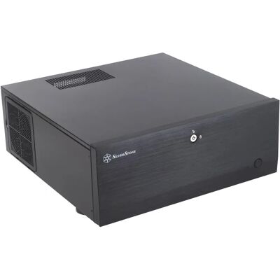 Boîtier PC Silverstone GD07 - Supporte Jusqu'à 11 Disques - Noir - Publicité Boîtier PC Silverstone GD07 - Supporte Jusqu'à 11 Disques - Noir - Publicité