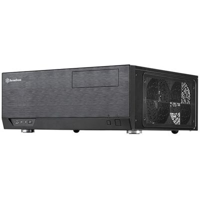 Silverstone GD09-C Sort PC-kasse - Understøtter ATX & SSI-CEB - 17cm høj Silverstone GD09-C Sort PC-kasse - Understøtter ATX & SSI-CEB - 17cm høj